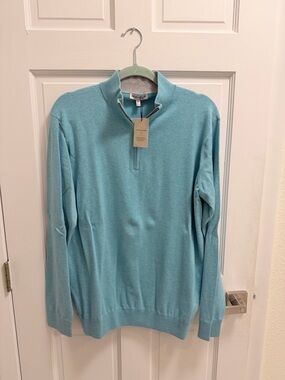 Peter Millar Men's Crest Quarter-Zip size M